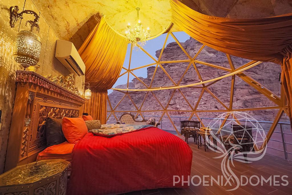 Phoenix Domes Glass Dome - Glass Panel Geodesic Dome
