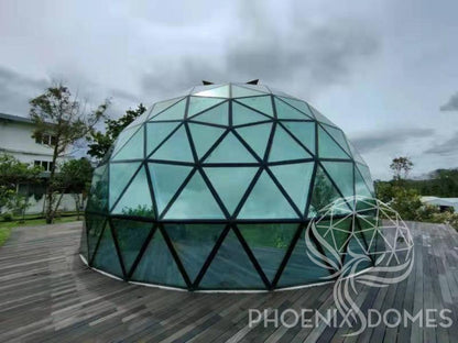 Phoenix Domes Glass Dome - Glass Panel Geodesic Dome