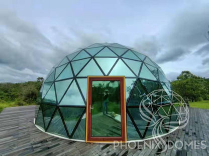 Phoenix Domes Glass Dome - Glass Panel Geodesic Dome