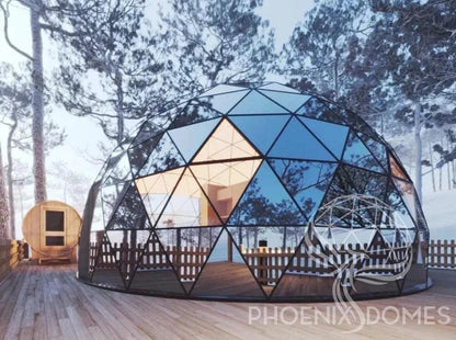 Phoenix Domes Glass Dome - Glass Panel Geodesic Dome