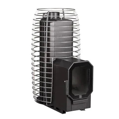 HUUM HIVE Flow Mini LS 8.5kW Wood-Burning Sauna Stove w/ Firebox Extension