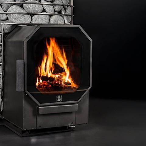 HUUM HIVE Flow Mini 8.5kW Wood-Burning Sauna Stove