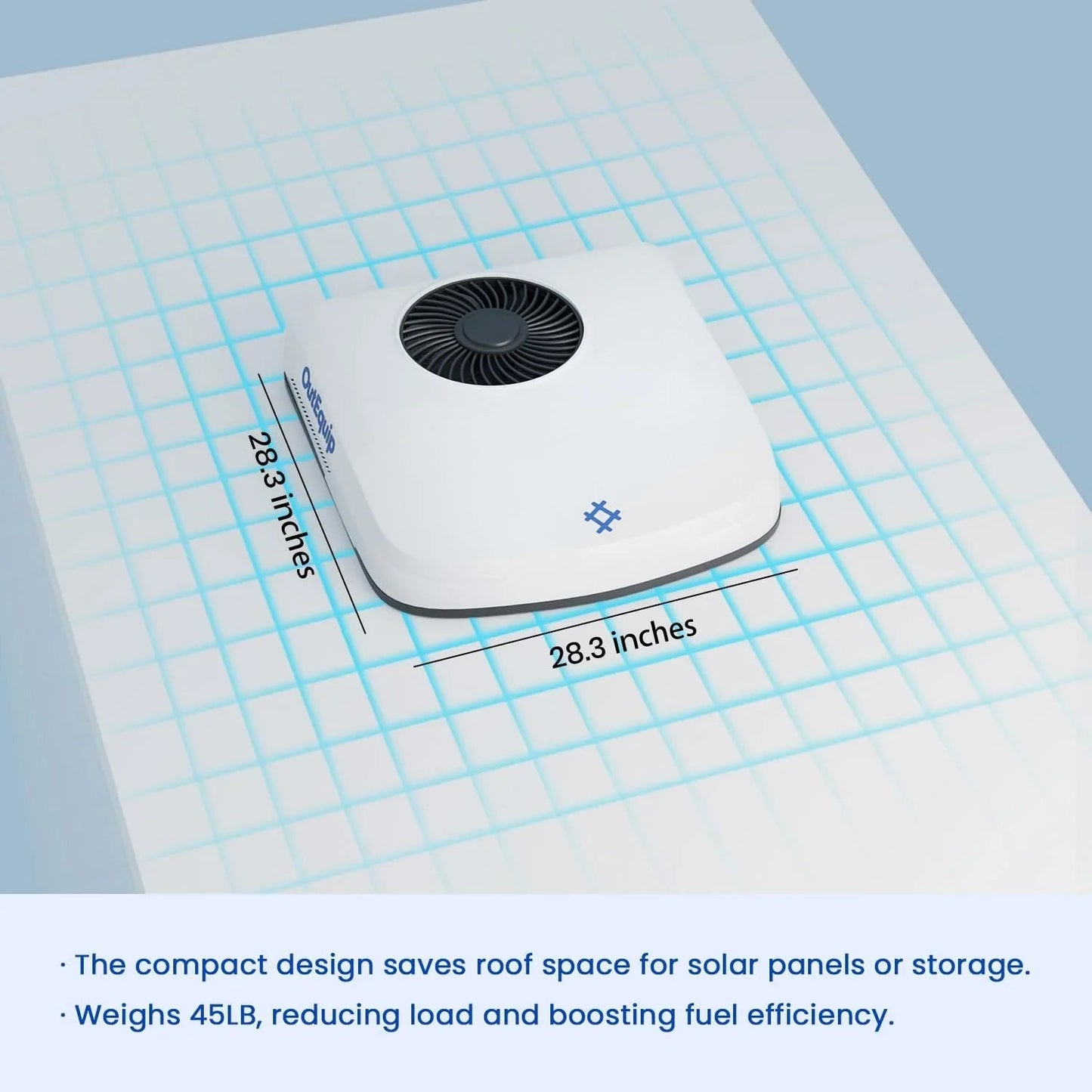 ACOPOWER 12V RV Air Conditioner