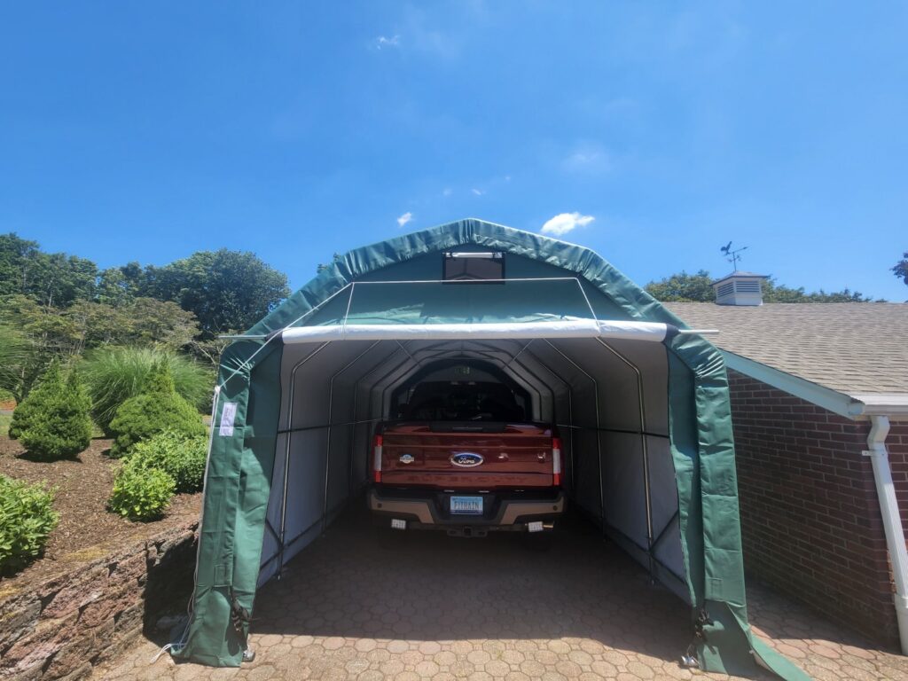 Rhino Shelter | 12’W x 20’L x 10’H Instant Garage (Barn Style)