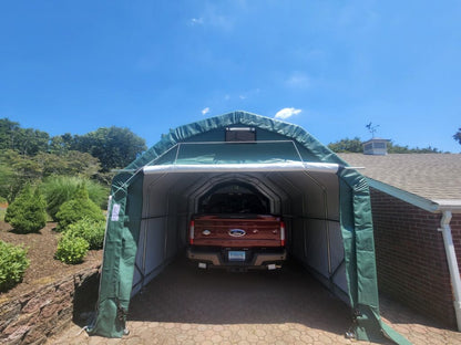 Rhino Shelter | 12’W x 20’L x 10’H Instant Garage (Barn Style)