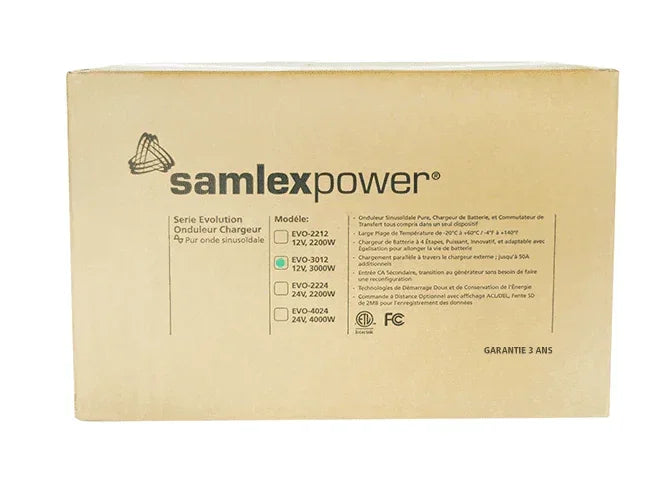 Samlex EVO 3000 Watts 12V Pure Sine Inverter/Charger EVO-3012