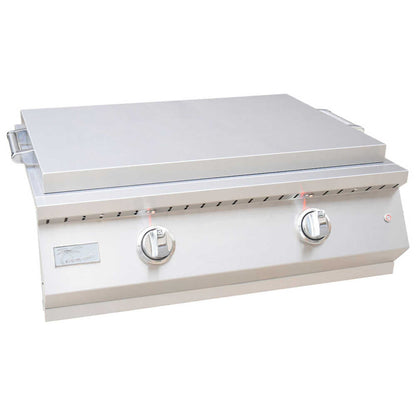 KoKoMo Grills 30-Inch Professional 36K BTU Griddle Outdoor Kitchen Flat Grill With Illuminted Control Knobs (SAK28914)