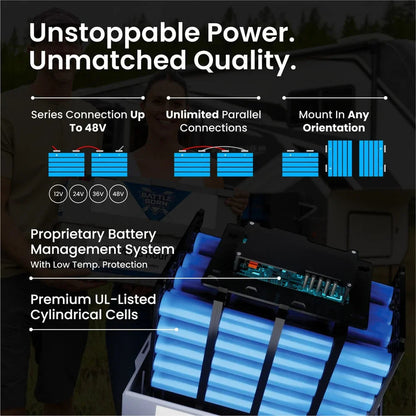 Battle Born 270Ah 12V LiFePO4 Deep Cycle GC3 Battery