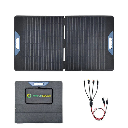Lensun 100W 12V Waterproof Foldable Solar Panel