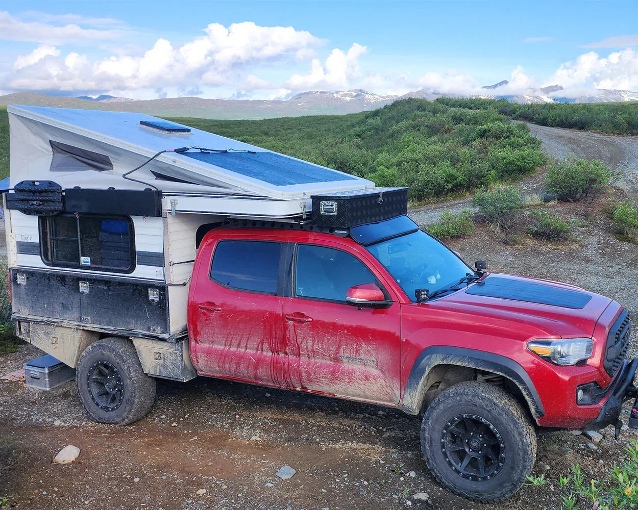 Lensun 300W(2x150w) Flexible Solar Panel Roof Tent Mounted