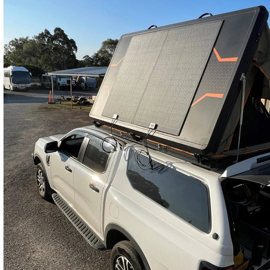 Lensun 300W(2x150w) Flexible Solar Panel Roof Tent Mounted