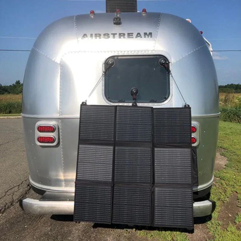 LensunSolar 200W 12V Solar Blanket for 12V Battery or Power Station