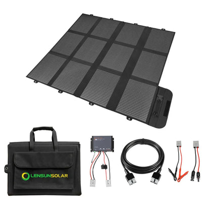 LensunSolar 300W Solar Blanket Complete Kit with Waterproof MPPT Regulator