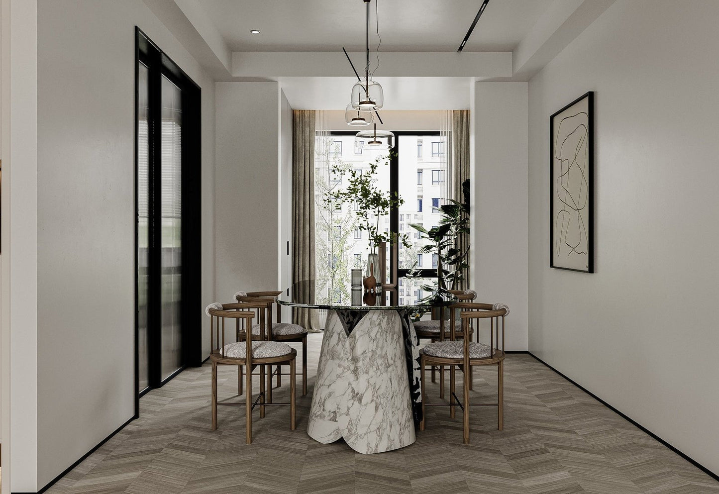 Lotus Round Dining Table