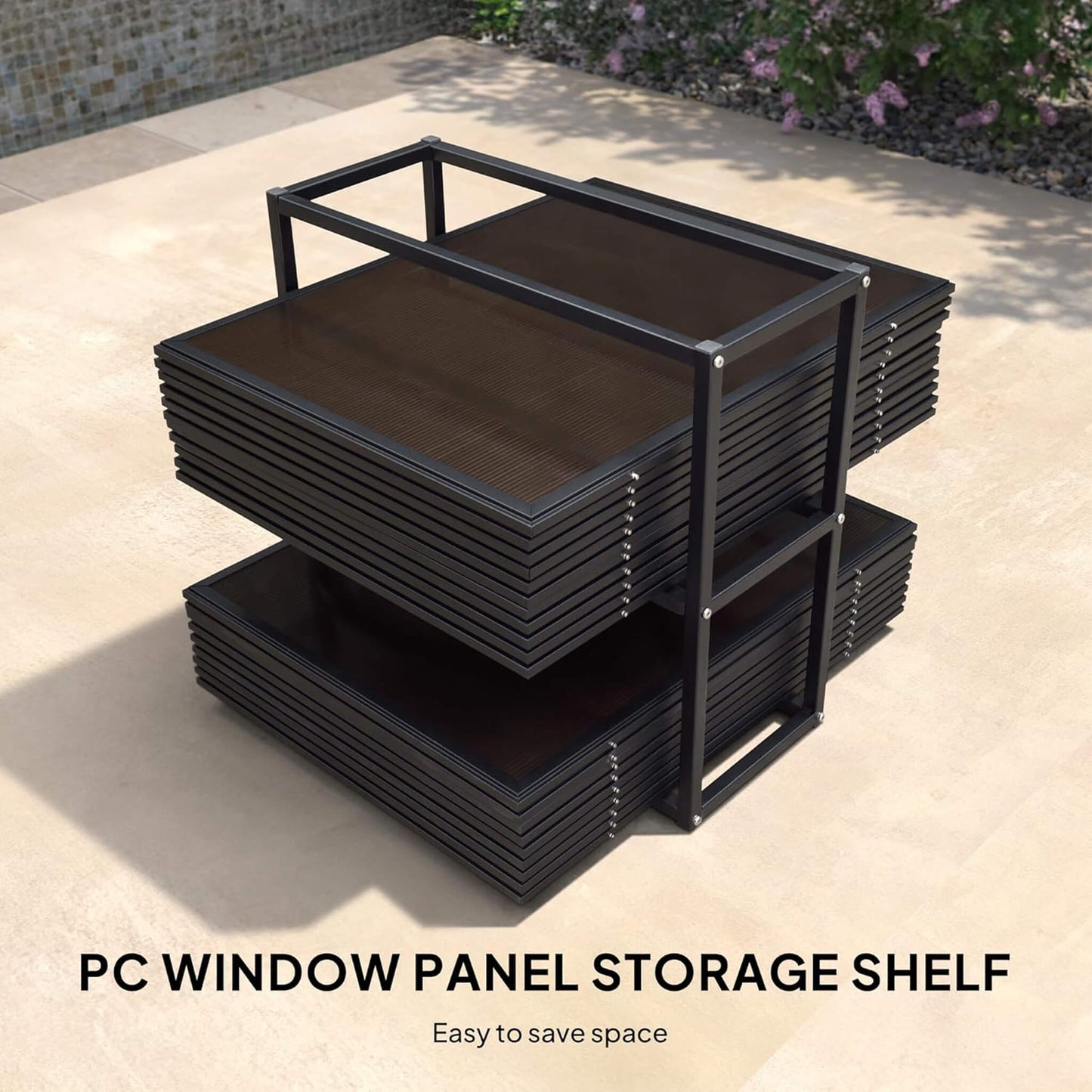 Alora Luxury Heavy-Duty Hardtop Sunroom With Aluminum Frame And LED Lights (SAK79102)