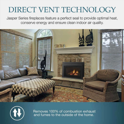 Majestic Jasper 30" Direct Vent Natural Gas Insert [JASPER30IN] (SAK21396)