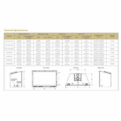 Majestic Trilliant 25" Direct Vent Gas Fireplace Insert [TRILLIANT25IN] (SAK95713)