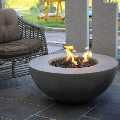 Elementi Modeno - Roca Round Concrete Fire Pit Table