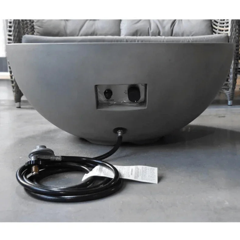 Elementi Modeno - Roca Round Concrete Fire Pit Table