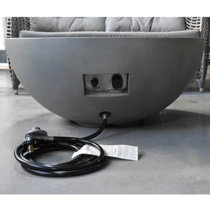 Elementi Modeno - Roca Round Concrete Fire Pit Table