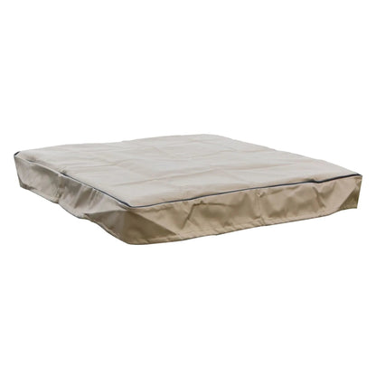 Elementi Montreal Square Concrete Liquid Propane Fire Pit OFG221