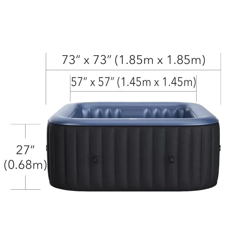 MSpa Tekapo - Comfort Series Square Bubble Spa | 6 Person