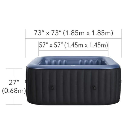 MSpa Tekapo - Comfort Series Square Bubble Spa | 6 Person