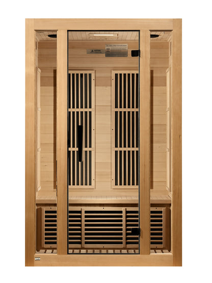 Maxxus "Seattle" 2 Person Near Zero EMF FAR IR Sauna (MX-J206-01-ZF)