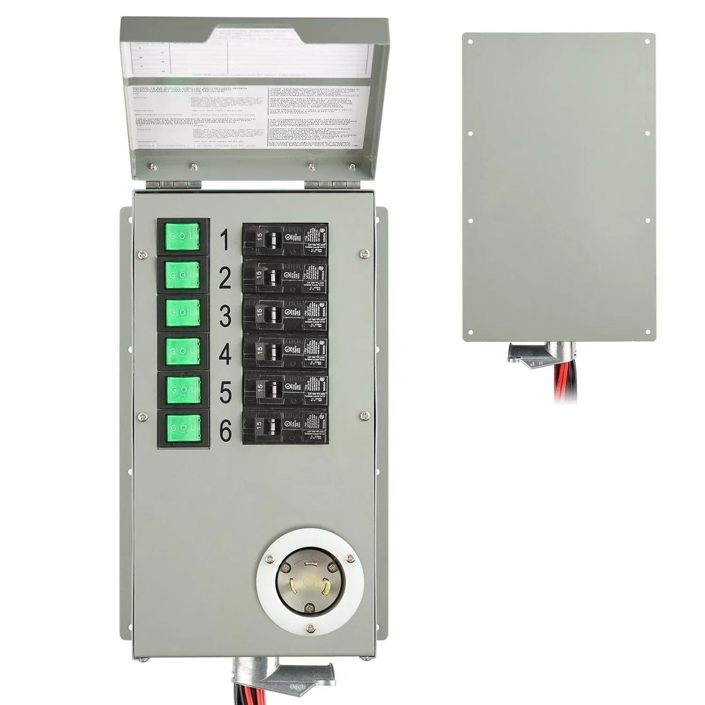 Nature's Generator Lithium 1800 Solar Generator and Transfer Switch