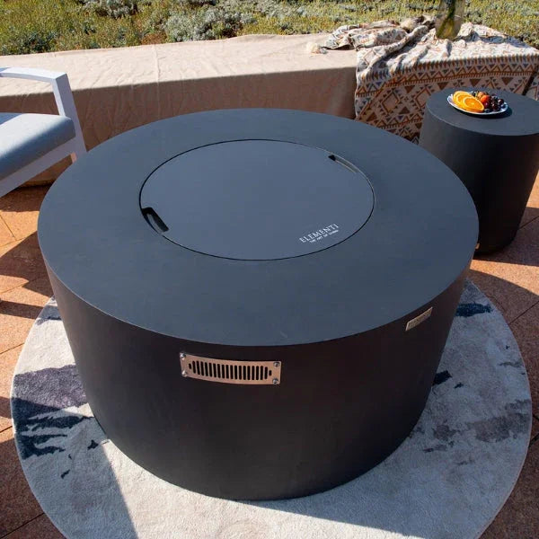 Elementi Pacaya Fire Table With Propane Tank Drawer OFG311