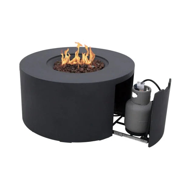 Elementi Pacaya Fire Table With Propane Tank Drawer OFG311