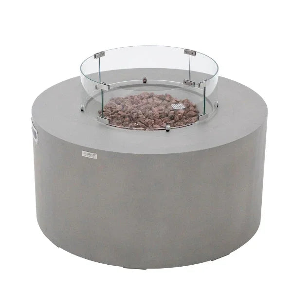 Elementi Pacaya Fire Table With Propane Tank Drawer OFG311