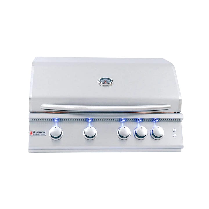 RCS Premier 32" Built-in Grill with LED Lights RJC32AL