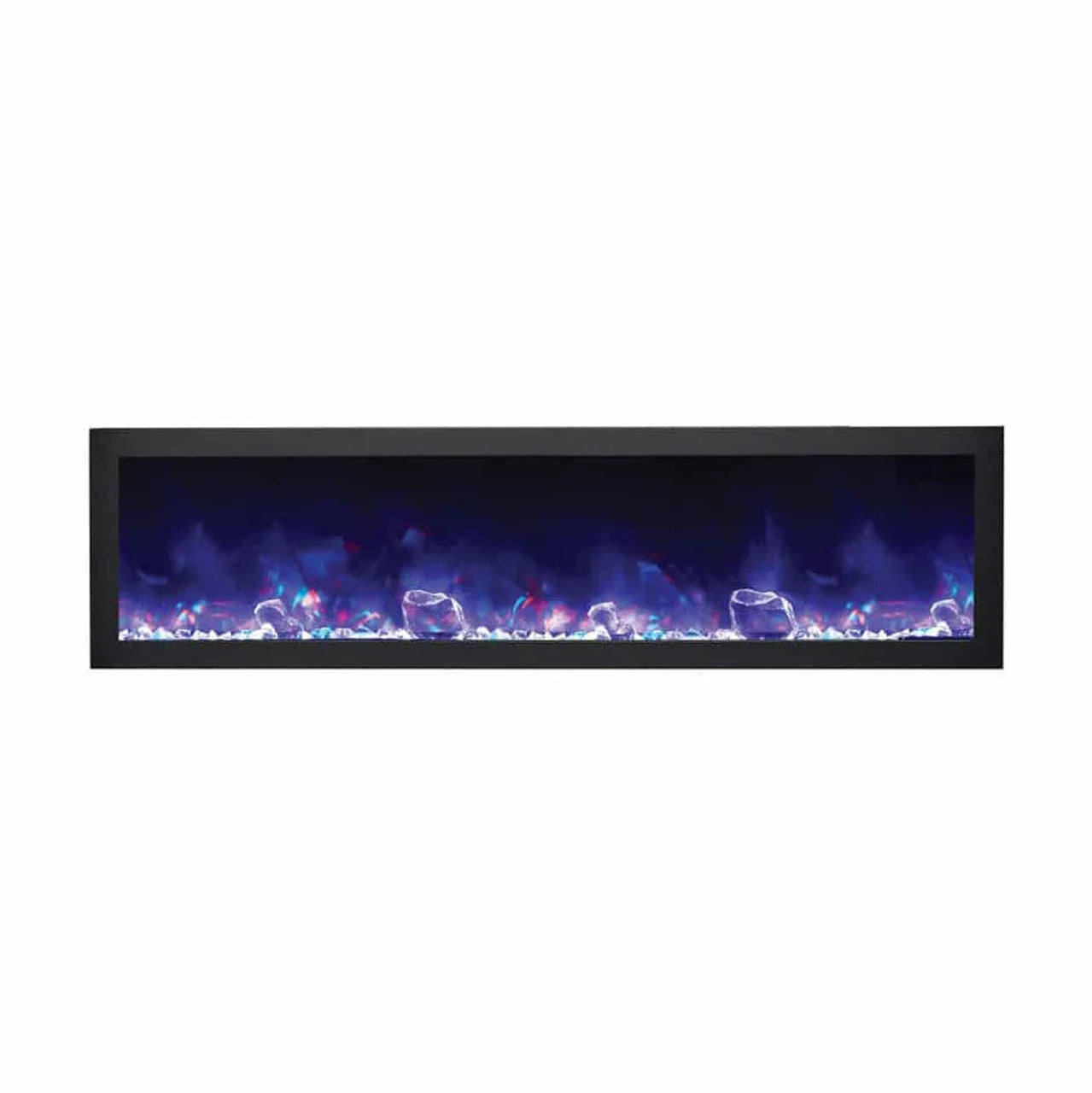 Amantii BI 60” SLIM Panorama Indoor/Outdoor Electric Fireplace with Remote