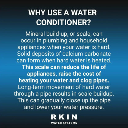 RKIN - Salt Based Water Softener and Whole House Carbon Filter System