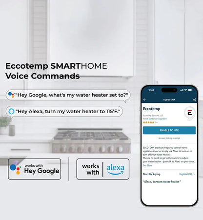 Eccotemp SHiE-27kW SmartHome Adjustable 11-27kW Electric Tankless Water Heater