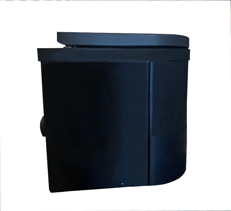 TinyJohn Black - Waterless Incinerating Toilet