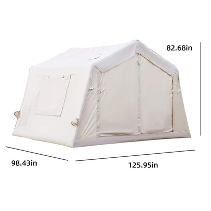 4-Season Outdoor Inflatable Blow Up Camping Tent With Air Pump [4-6 People] (SAK46821)