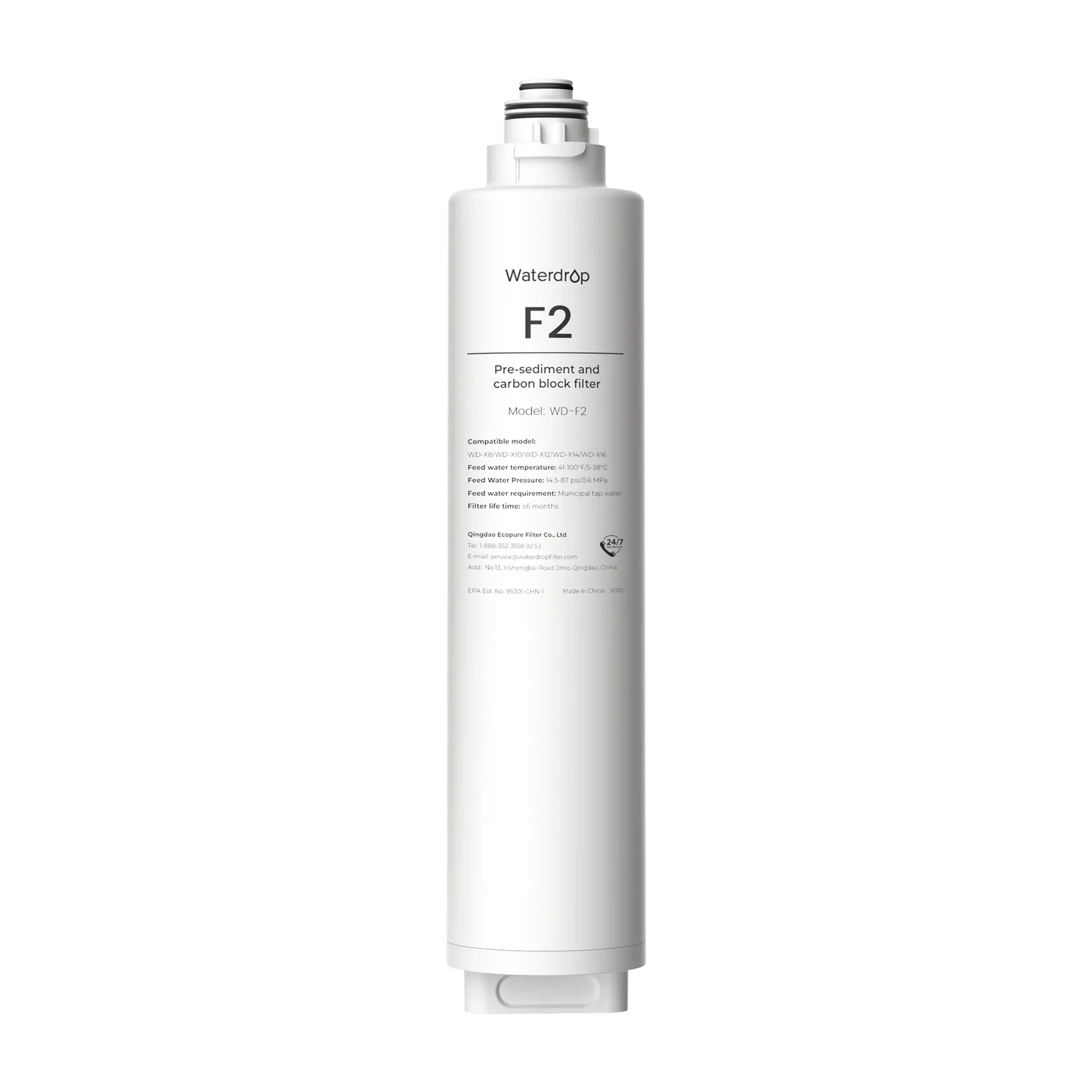 F2 Filter for Waterdrop X Series Reverse Osmosis System