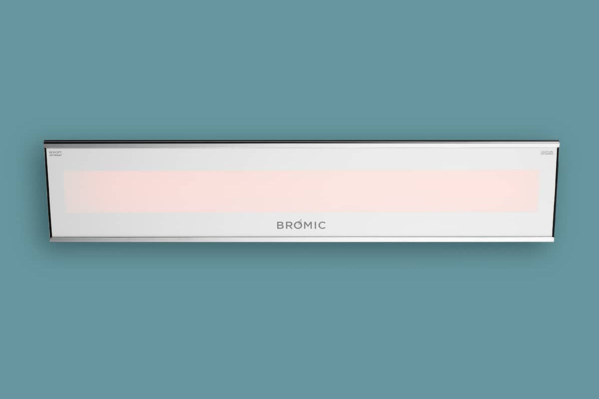 Bromic Heaters Platinum Smart-Heat 2300 Watt Radiant Infrared Outdoor Electric Heater | White | 208V